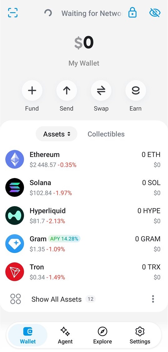 Ustarcoin Wallet application