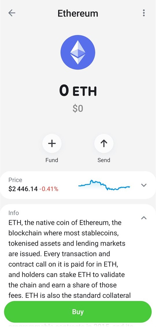 Ustarcoin Wallet screen